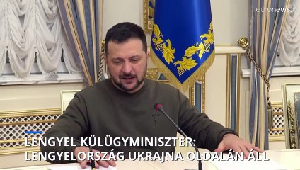 Lengyel külügyminiszter: „Lengyelország Ukrajna oldalán áll”