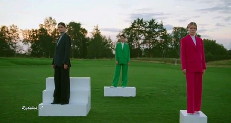 Four beautiful women in four surreal, colorful costumes with Rai Music