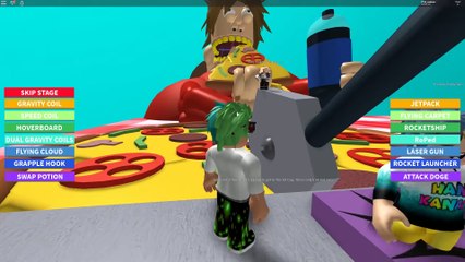  Herşeyi Yiyen Şişko Adam Kaçış  | Roblox Escape Fat Guy Obby