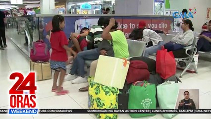 Mga pasahero sa PITX, nag-aabang pa rin ng masasakyang bus para umabot sa Pasko | 24 Oras Weekend