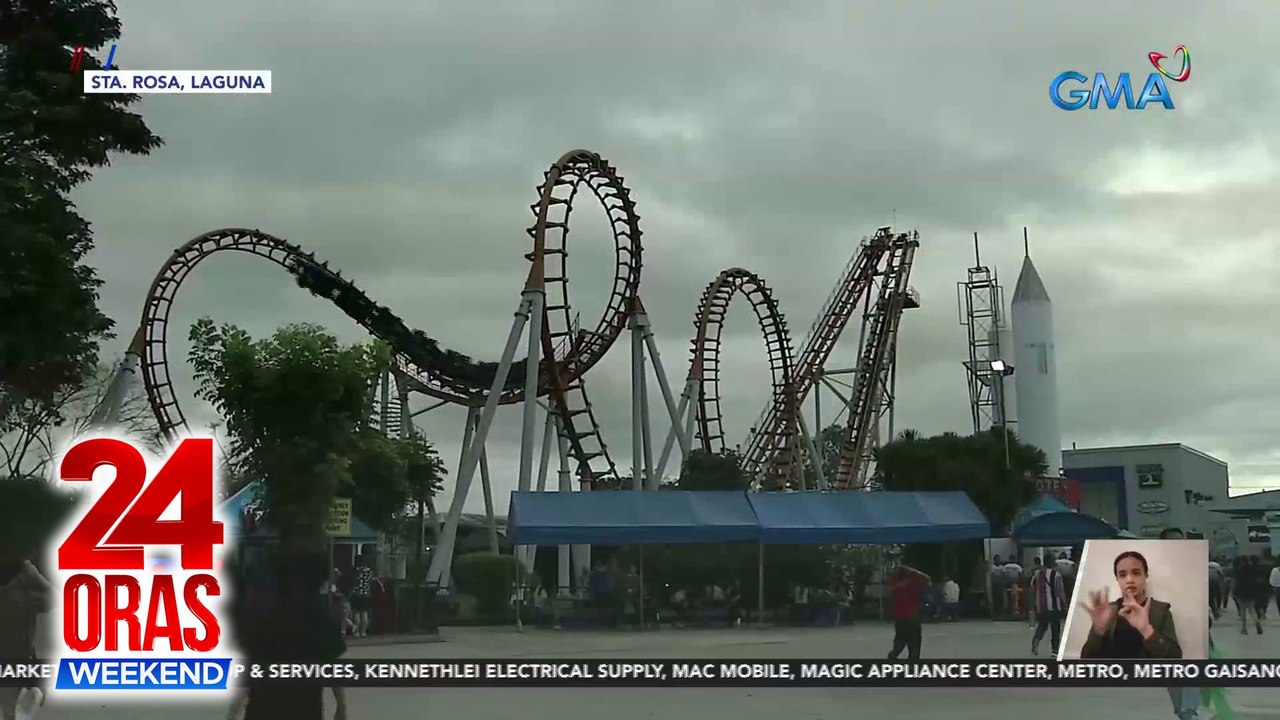 Patok na theme park sa Laguna, dinarayo na ngayong long Christmas weekend | 24 Oras Weekend