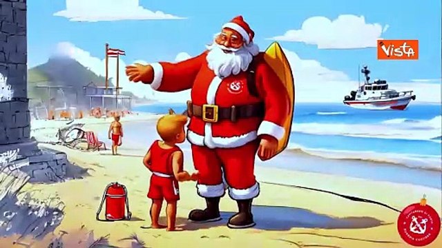Babbo Natale al mare, ecco gli auguri della Guardia Costiera per le feste
