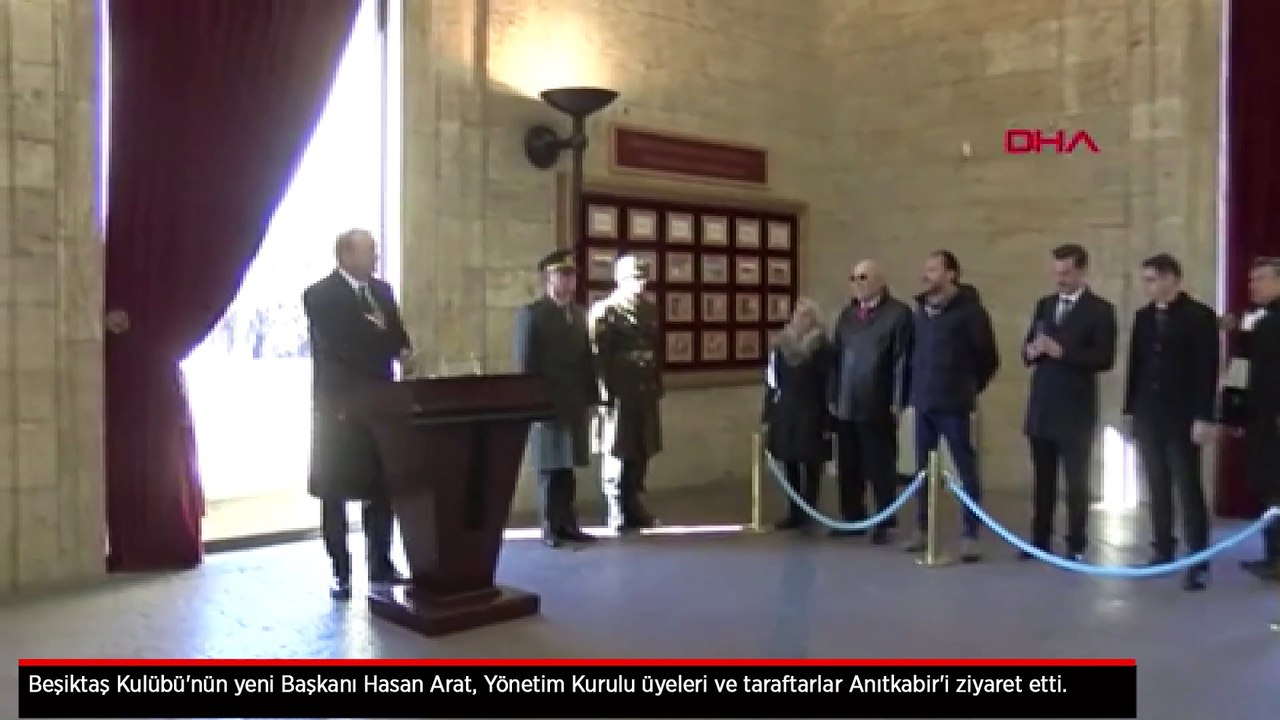 Beşiktaş Kulübü'nden Anıtkabir'e ziyaret