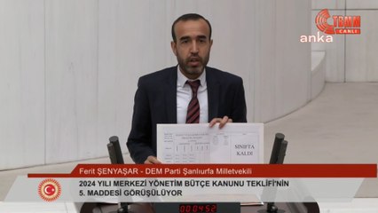 Ferit Şenyaşar: En başarılı olduğunuz dersler yolsuzluk, yoksulluk ve yasaklar oldu