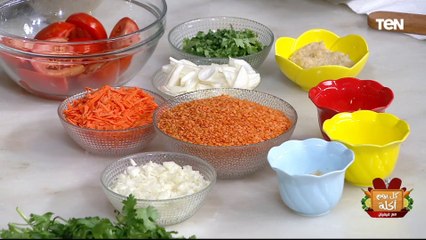 طريقة عمل عدس مطبوخ مع الشيف فيفيان