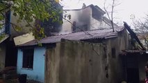 Eşiyle kavga eden madde bağımlısı evini ateşe verdi