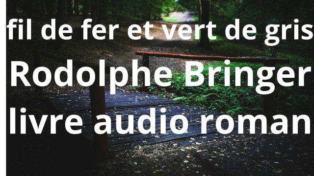 fil de fer et vert de gris livre audio roman de Rodolphe Bringer