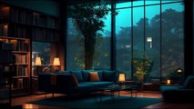 Cozy Modern House Window View_ Rain and Soothing Music to help you Sleep-Relax_ Calm_ Reduce Stress(720P_HD)