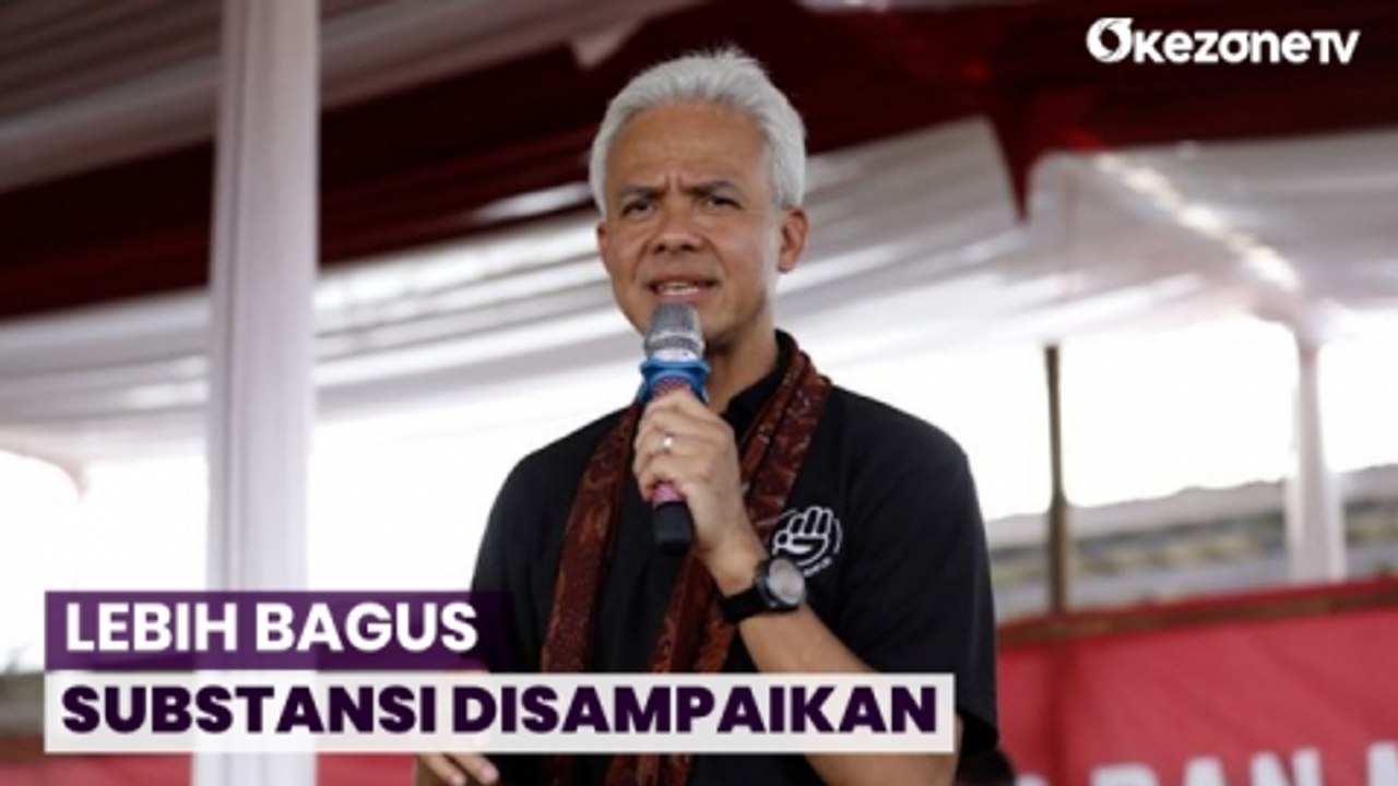 Gibran Pakai Istilah Asing hingga Singkatan saat Debat, Ganjar: Lebih Bagus Substansi Disampaikan