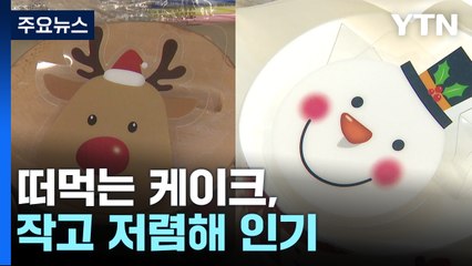 크리스마스 케이크 "더 저렴하고 앙증 맞게" / YTN