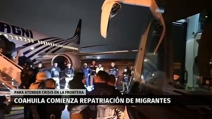 Coahuila comienza regreso de migrantes a frontera sur de México