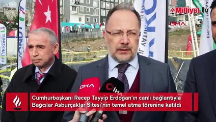 Bağcılar’da Asburçaklar Sitesi’nin temeli atıldı