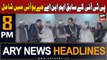 ARY News 8 PM Headlines 23rd December 2023 | Former MNA of PTI joins JUI