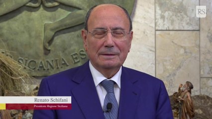 Schifani "Buon Natale alle famiglie siciliane"