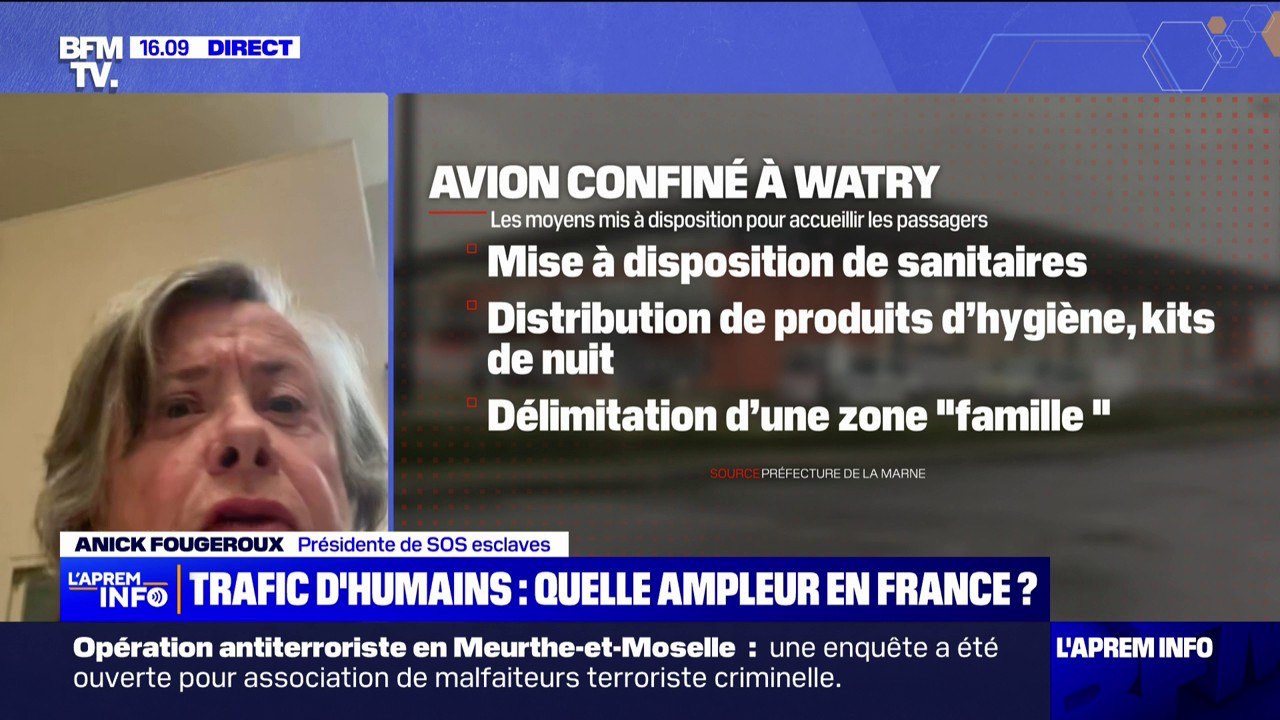 Soupçons de trafic d'êtres humains: "Depuis 15 ans, on n'a jamais eu à traiter ce problème-là", affirme Anick (SOS Esclaves)