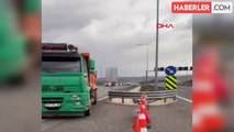 Kuzey Marmara Otoyolu'nda TIR Sürücüsünü Rehin Alan Şüpheli Ateş Açtı
