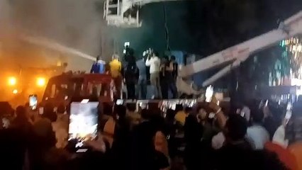 भोपाल के 10 नंबर मार्केट में भीषण आग