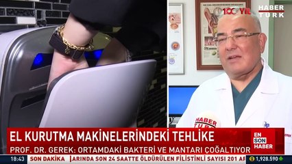 Uzmanı uyardı: El kurutma makineleri tehlike saçıyor