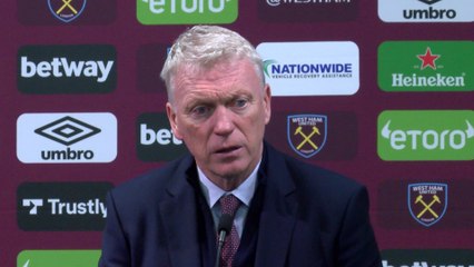 Moyes reacts to shocking 2-0 victory over Manchester United