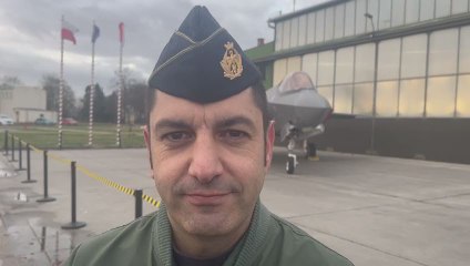 Pilota F35: "Ogni giorno in Polonia pronti a decollare per difendere spazio aereo" - Video