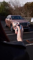 2023 bentley betayga azure phev in rose gold review
