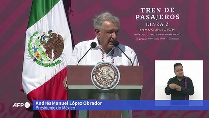 México inaugura trem que vai buscar ser alternativa a Canal do Panamá
