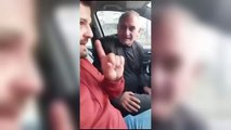 Taksiciler TAG sürücüsü yaşlı adamı alıkoyup tehdit etti! “Arabanda yolcu görürsem…” ‐ Clipchamp ile yapıldı