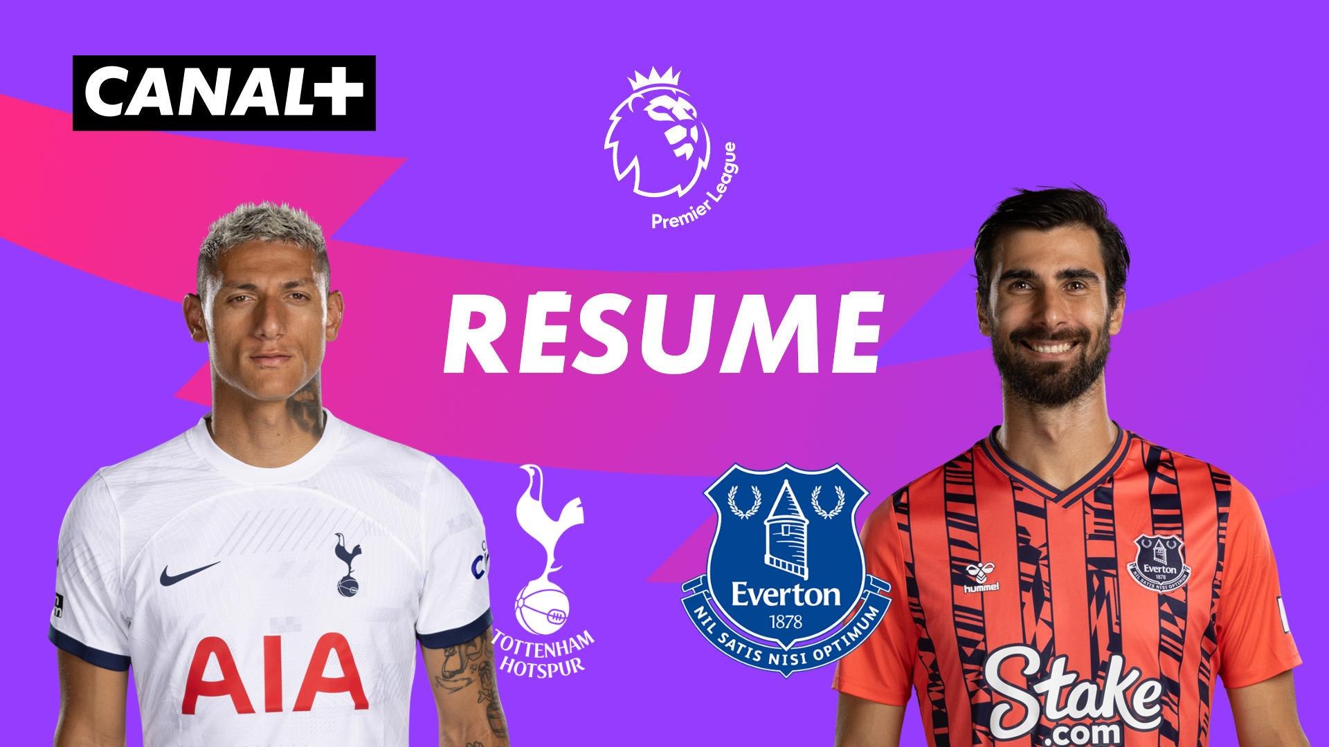 Le résumé de Tottenham / Everton - Premier League 2023-24 (J18) - Vidéo  Dailymotion