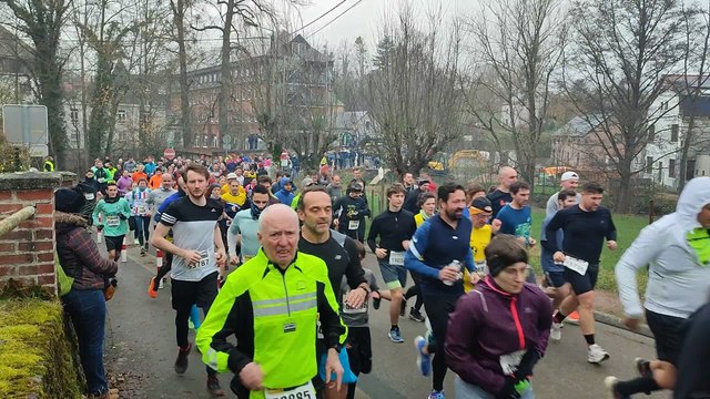 Les départs de la corrida de Gerpinnes