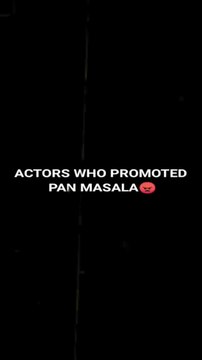 Bollywood Actors Who Promotes Pan Masala #shorts #ytshorts