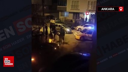 Ankara’da park yeri kavgası kamerada