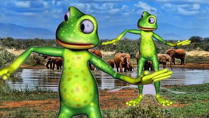 Dancing Frogs Entertain Elephants