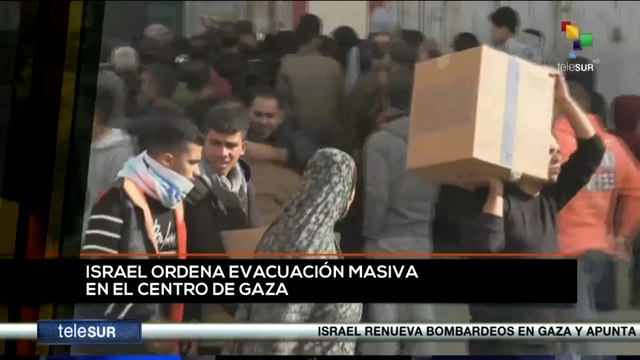 teleSUR Noticias 14:30 23-12: Israel ordena evacuación masiva en el centro de Gaza