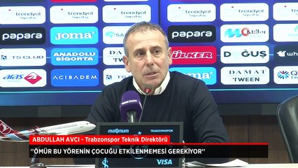 Trabzonspor Teknik Direktörü Abdullah Avcı: Kalitemizi ve hızımızı artırmamız lazım