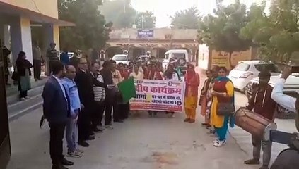 मतदाता जागरुकता के लिए निकाली जागो, गिद्दे से दिया अनिवार्य मतदान का संदेश