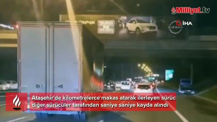 Canını hiçe saydı kilometrelerce makas atarak ilerledi