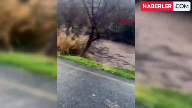 Şırnak'ta aşırı yağış nedeniyle yol çöktü