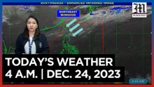 Today's Weather, 4 A.M. | Dec. 24, 2023
