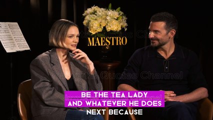 bradley cooper,carey mulligan describe each other-Maestro