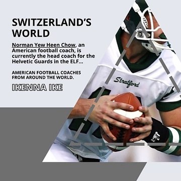 | IKENNA IKE | AMERICAN FOOTBALL COACHES FROM AROUND THE WORLD: GLOBAL UNITY IN COACHING (PART 3) (@IKENNAIKE)