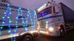 Watch the Christmas Truck Convoy of lorries lit up with Christmas decorations powering through the Black Country for charity