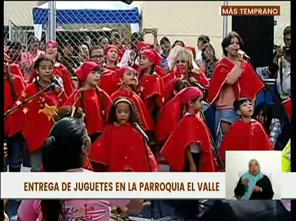 Caracas | Entes gubernamentales realizan entrega de juguetes en Los Jardines de El Valle
