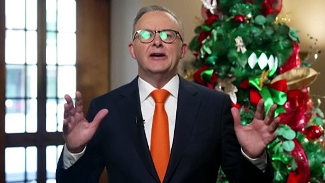 Prime minister Anthony Albanese wishes Australians a Merry Christmas