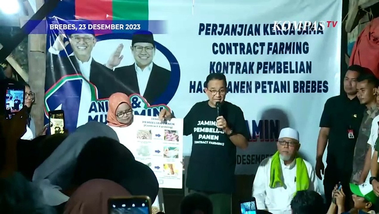 Anies Kampanye ke Brebes, Janjikan 2 Program untuk Petani Bawang Merah