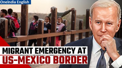 US News: Massive Influx of Migrants Reported at US-Mexico Border Seeking Asylum| Oneindia News