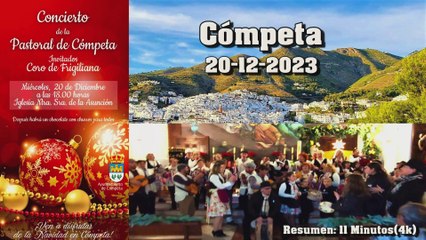 Pastoral de Cómpeta y Coro de Frigiliana. Competa 20-12-2023.(4k)