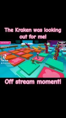 The Kraken was looking out for me! #fallguys #krakenslam #luckymoments #funnymoments #winner #offstream #kraken #saved #clutch #1v1 #shorts #tentacles #ps4 #rage #fyp