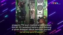 Bapak Kirim TNI untuk Interogasi Anak yang Malsa Sekolah