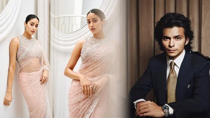 Jahnvi Kapoor's Saree Post Sparks Viral Reaction from Rumored Boyfriend Shikhar Pahariya 👀