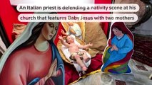 Italian priest defends samesex nativity scene  Reuters